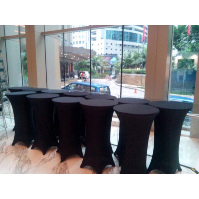 Event party Spandex Lycra Cocktail table cover Shopee Malaysia