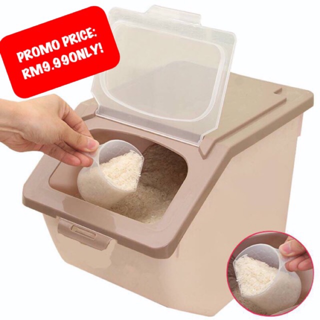Japanese Rice Dispenser Food Storage Container Box 12kg | Shopee Malaysia