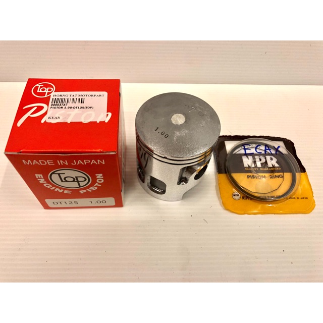 Piston Ring Piston 100 Made In Japan For Yamaha Enduro DT125 Shopee Malaysia