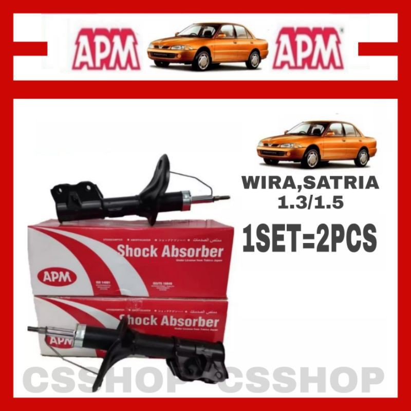 APM PROTON WIRA SATRIA 1.3 1.5 SHOCK ABSORBER FRONT AND REAR APM