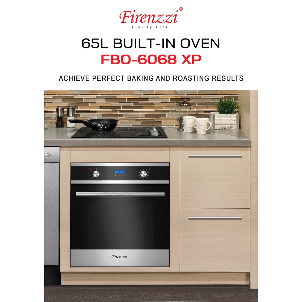 (Pre Order Shipment) Firenzzi FBO6068 XP BuiltIn Oven / Firenzzi Oven