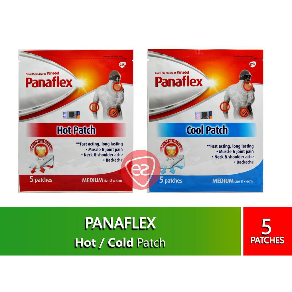 PANAFLEX MUSCLE & JOINT PAIN RELIEF PATCH ( HOT PATCH / COLD PATCH ) 5S