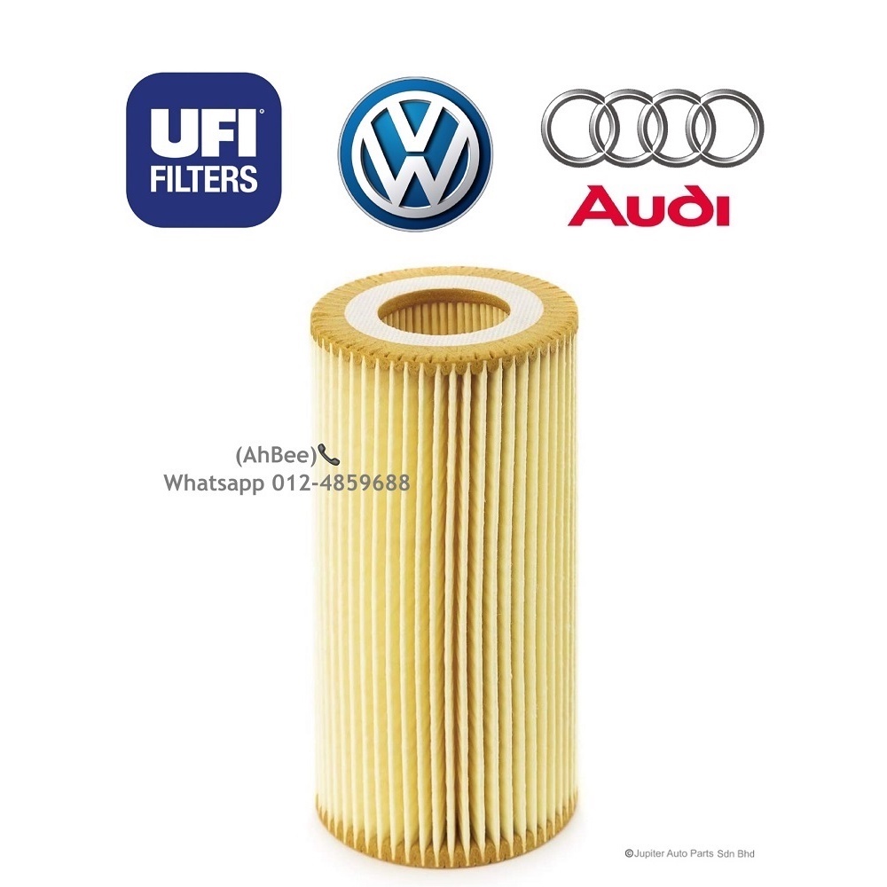 AUDI/ VOLKSWAGEN ENGINE OIL FILTER UFI- AUDI A1, A3, A4, A6 TFSI/ VW ...