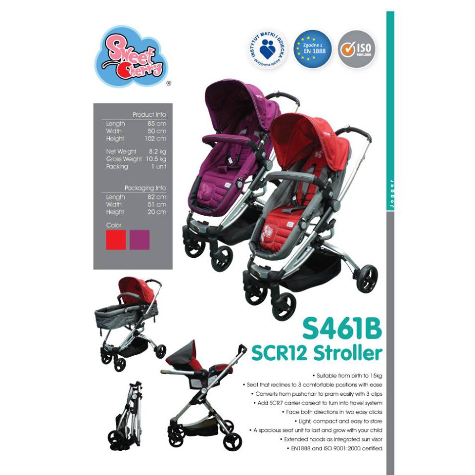 Scr 12 stroller deals