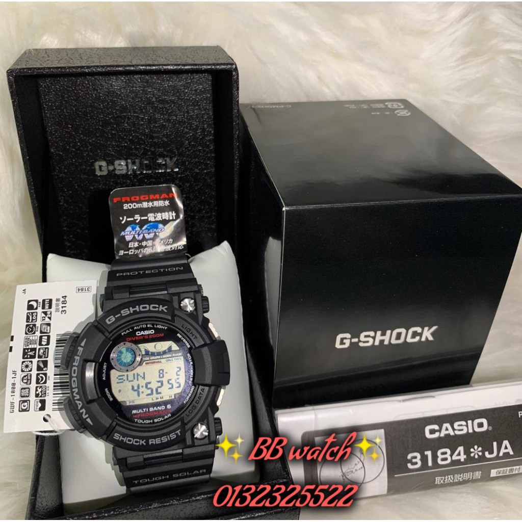 G-Shock 100% authentic [Japan Set] Frogman GWF1000-1JF / GWF1000-1 /  GWF-1000-1 / GWF-1000-1JF / GWF1000 / GWF-1000