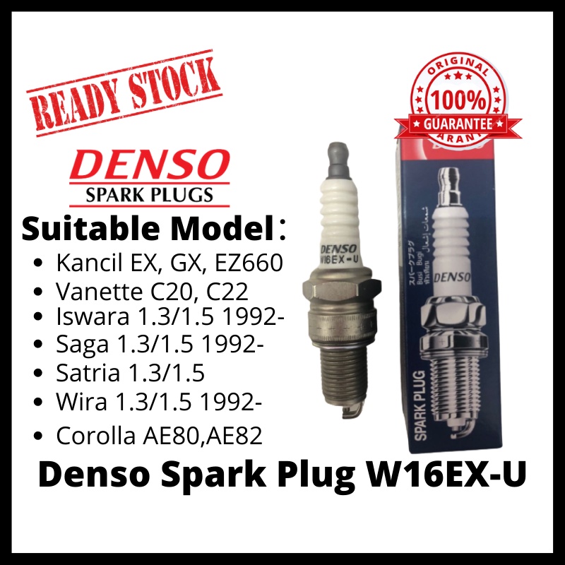 Denso Spark Plug Perodua Kancil EX GX EZ660 Nissan C22 Iswara