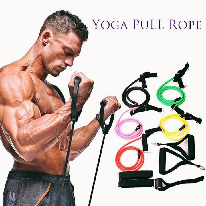 LIFESTA PULL ROPE ELASTIC SPORT CROSSFIT SET MULTIFUNCTIONAL TRAINING EQUIPMENT RUBBER BAND BELT GYM FITNESS EXERCISE Shopee Malaysia