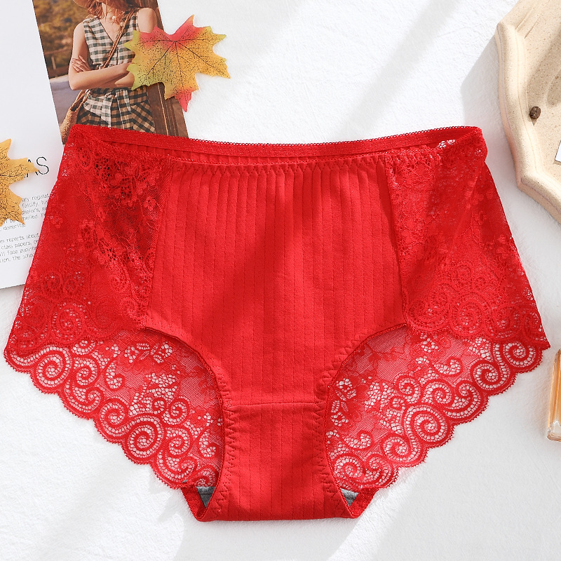 plus size women panties 45100kg Sexy women panties Transparent lace panties plus size panty