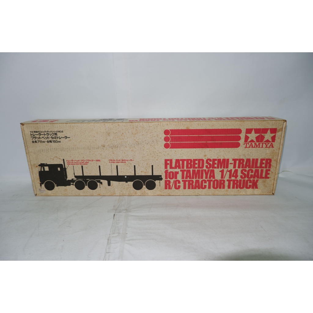 TAMIYA 56306 Flachbett-Auflieger 1:14 - RC Truck Bausatz Zum Zusammenbauen