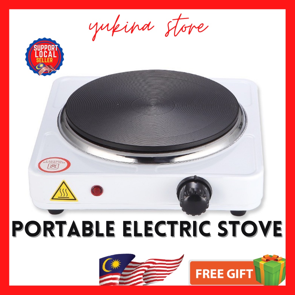 Electric Cooking Stove, 500W Mini Stove Portable Electric Stove Hot Plate Multifunctional Kicthen Cooking Stove Heater Plate Home Travel Camping