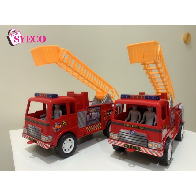 It’s Fire Truck Toys with Two Fireman Toy Firecar 🚒 | Shopee Malaysia