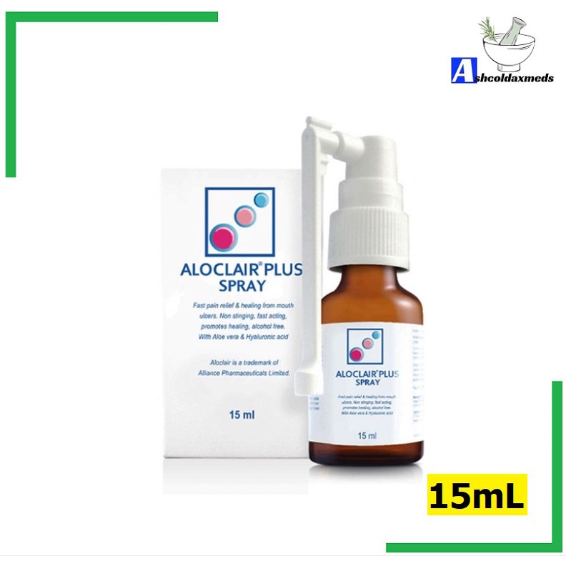 Aloclair Plus Spray 15ml or Aftamed Spray 20ml (Sakit Tekak/Ulcer Mulut