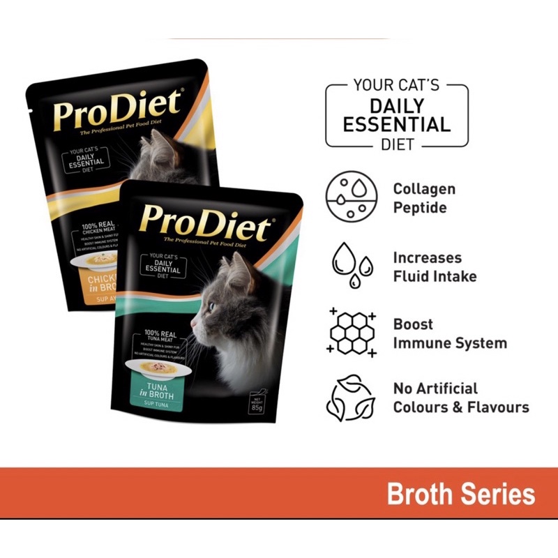 BEST BUY ProDiet Broth Wet Cat Food Shopee Malaysia