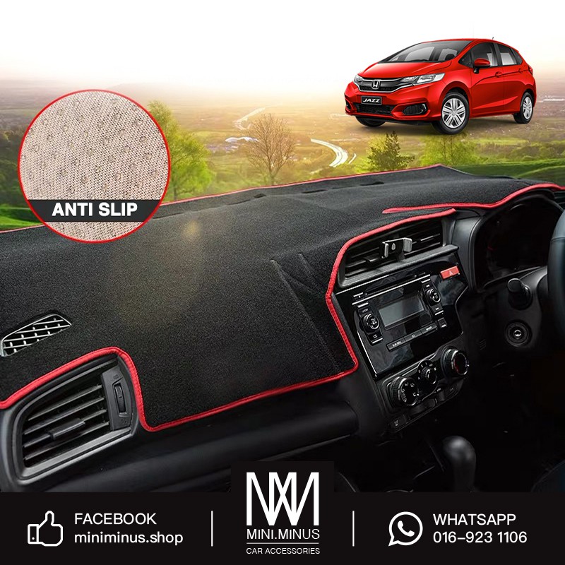 Honda Jazz GE / GK Dashboard Sun Protection Felt Mat Shopee Malaysia