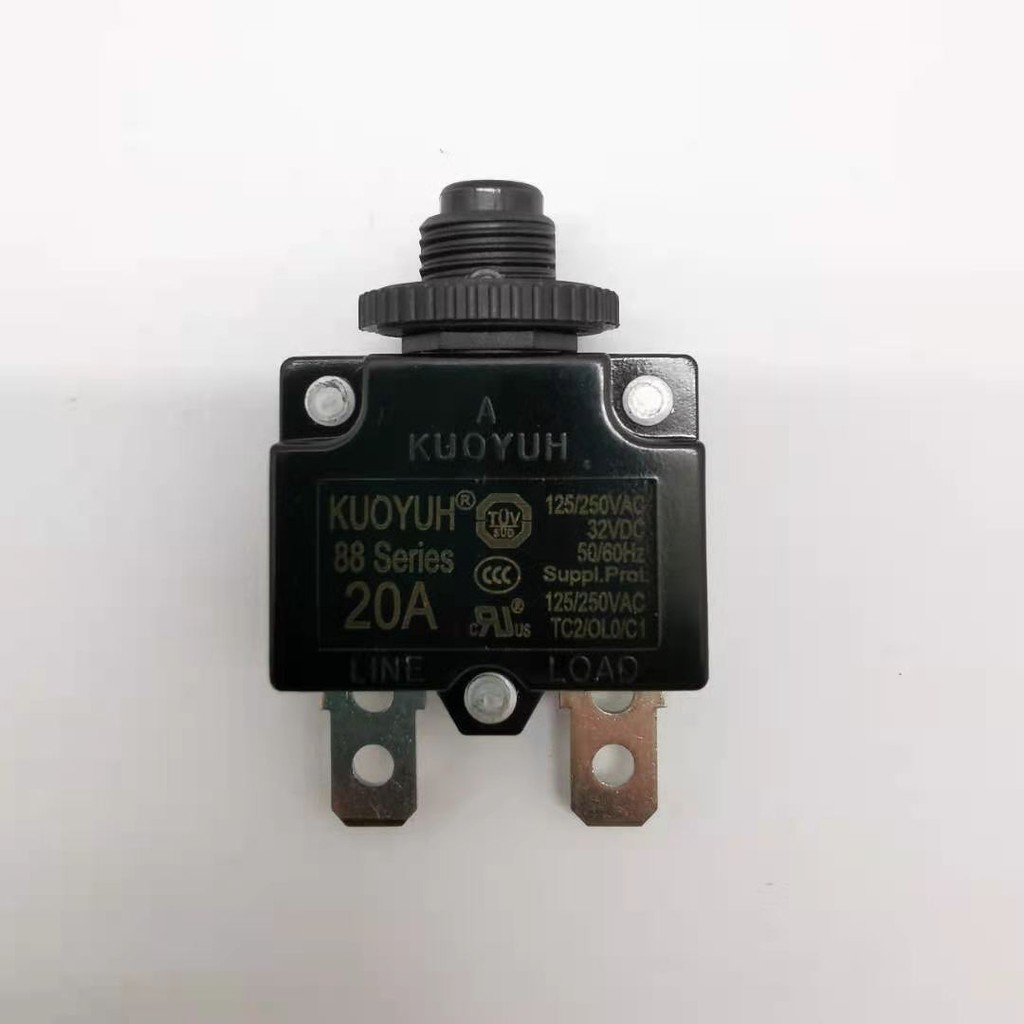 Circuit Overload Protector 25A AC125/250V DC32V Automatic Reset Thermal