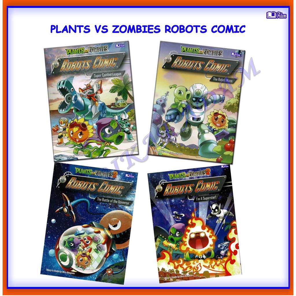 [ADM] PLANTS VS ZOMBIES: ROBOTS COMIC | Shopee Malaysia