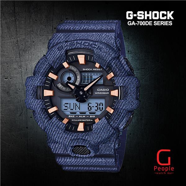 CASIO G-SHOCK GA-700DE-2ADR / GA-700DE-2A / GA-700DE WATCH 100% ORIGINAL