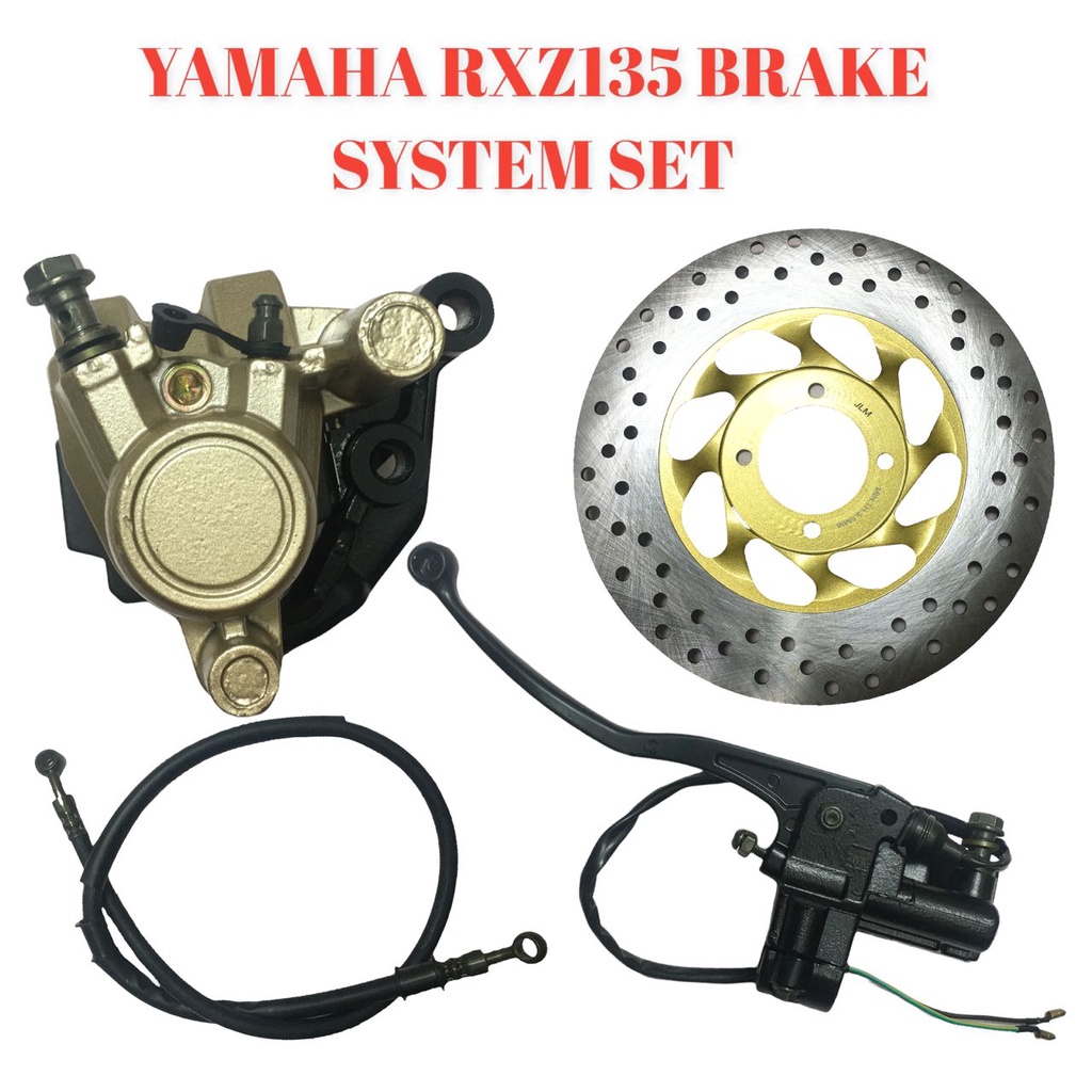Yamaha RXZ Front Disc brake pump set FULL SET WITH DISC RXZ | Shopee ...