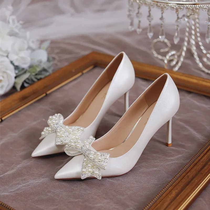 Bridal hot sale stiletto shoes