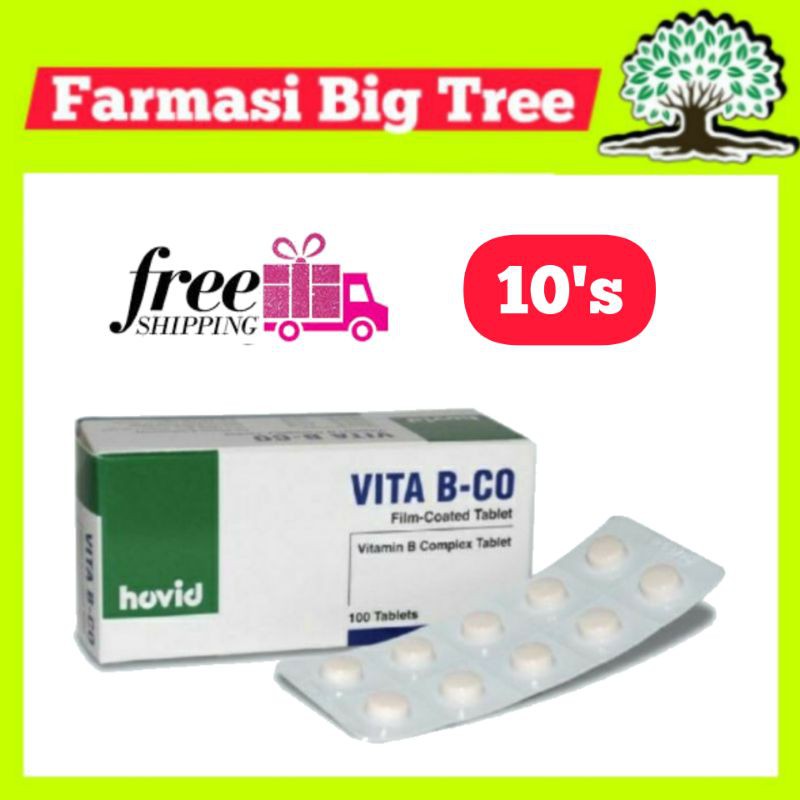 Hovid Vita B-Co Vitamin B Complex Tablet - 1 Strip (10's) | Shopee Malaysia