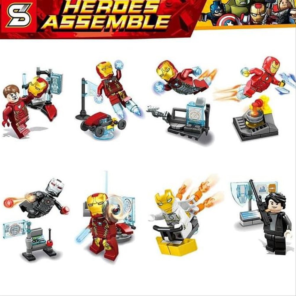 Sheng yuan best sale lego iron man