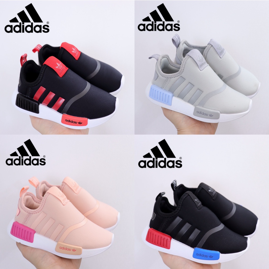 kid shoes sneaker NMD 360 boy girl slip on running shoes sneakers Kasut  sukan kanak-kanak child shoes | Shopee Malaysia