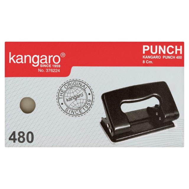 Kangaro Puncher 480 / Puncher 600 / Paper Punch / 2 Hole Puncher / Penubuk  Lubang