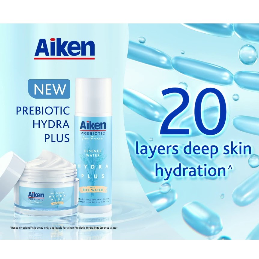 Aiken Hydra Plus Prebiotic Moisuriser with Rice Water From Korea (Full Size) Shopee Malaysia