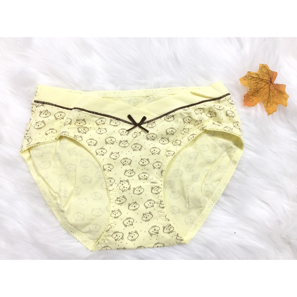 Real PHOTO Pregnant and postpartum underwear, antibacterial cross