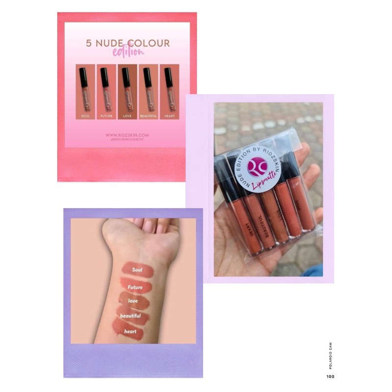 RIDZSKIN LIPMATTE NUDE EDITION - 5in1 | Shopee Malaysia