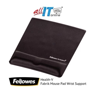 Fellowes Health-V™ Fabrik Mouse Pad Wrist Support Black (91812)