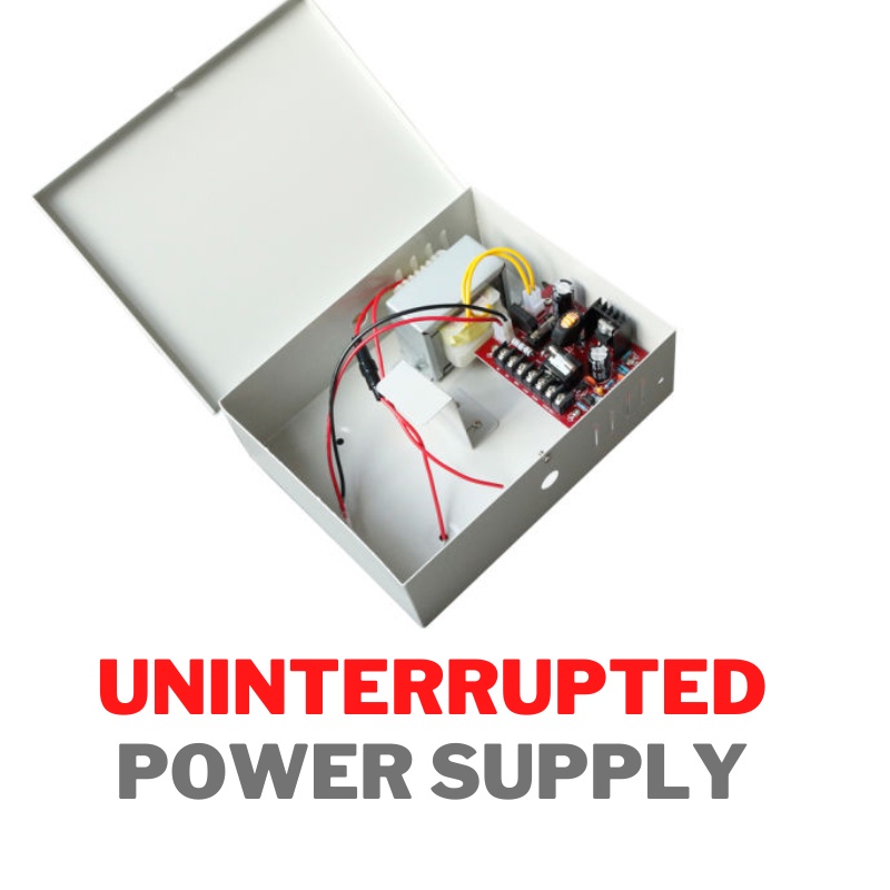 HIKVISION Door Access Switching Power Supply Centralised 12V 5AMP Metal Box Casing C/W 12VDC 5Ah