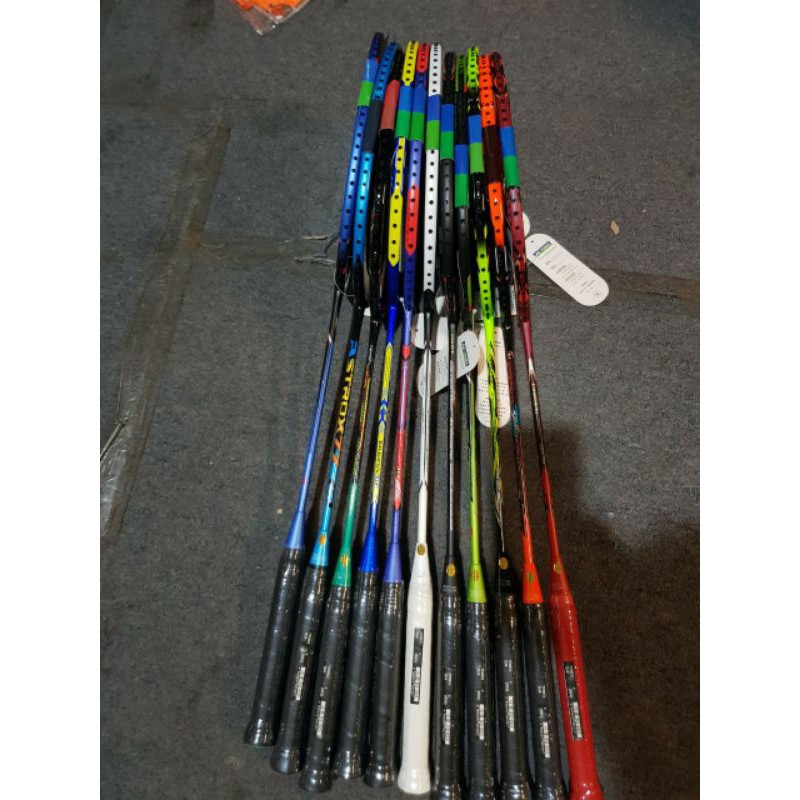 Chrome Frame Badminton Racket with Free Carrying Case + Handle | Shopee ...