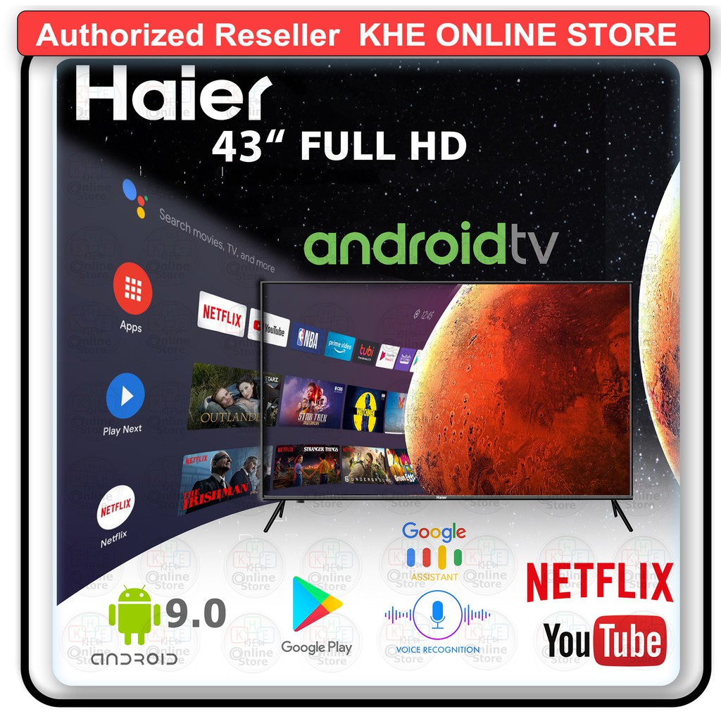 Haier Android TV 43 inch H43K6FG(Android Smart TV) - Lahore Electronics  Haier eStore Haier online outlet