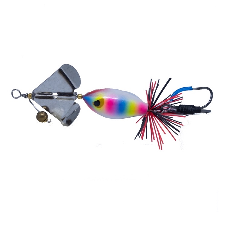 EXP Blast Slash Bait Buzzbait Fishing Casting Bait Wooden Frog Umpan ...