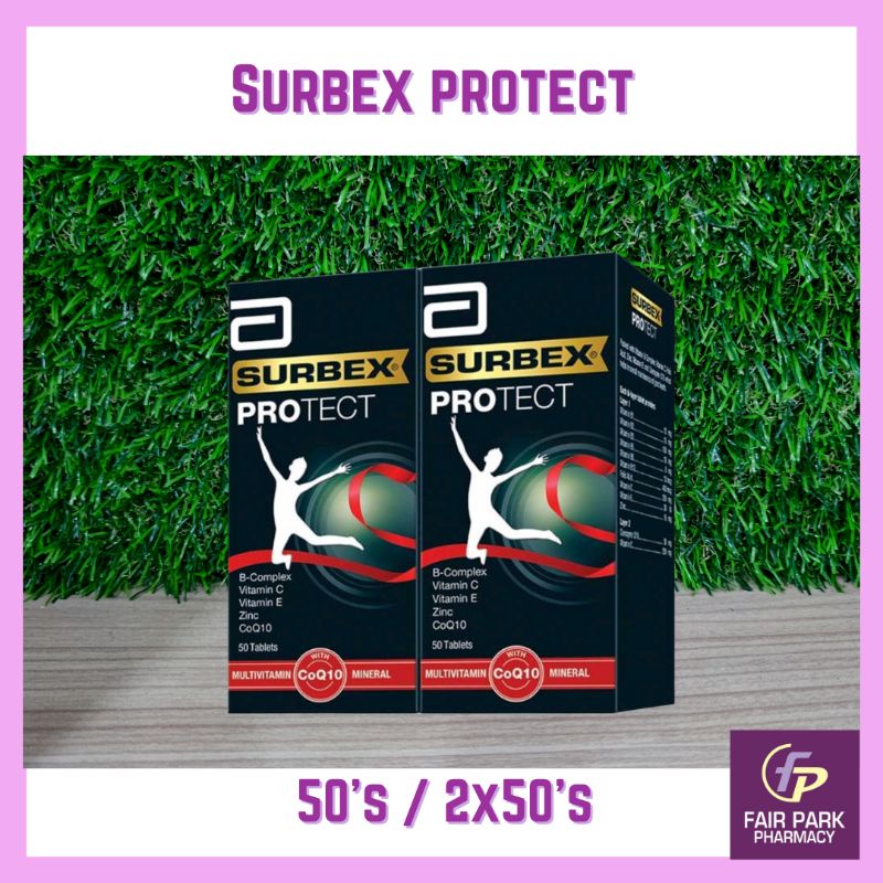 FPpharmacy Surbex Protect 50's / 2x50's (EXP: 11/2024) | Shopee Malaysia