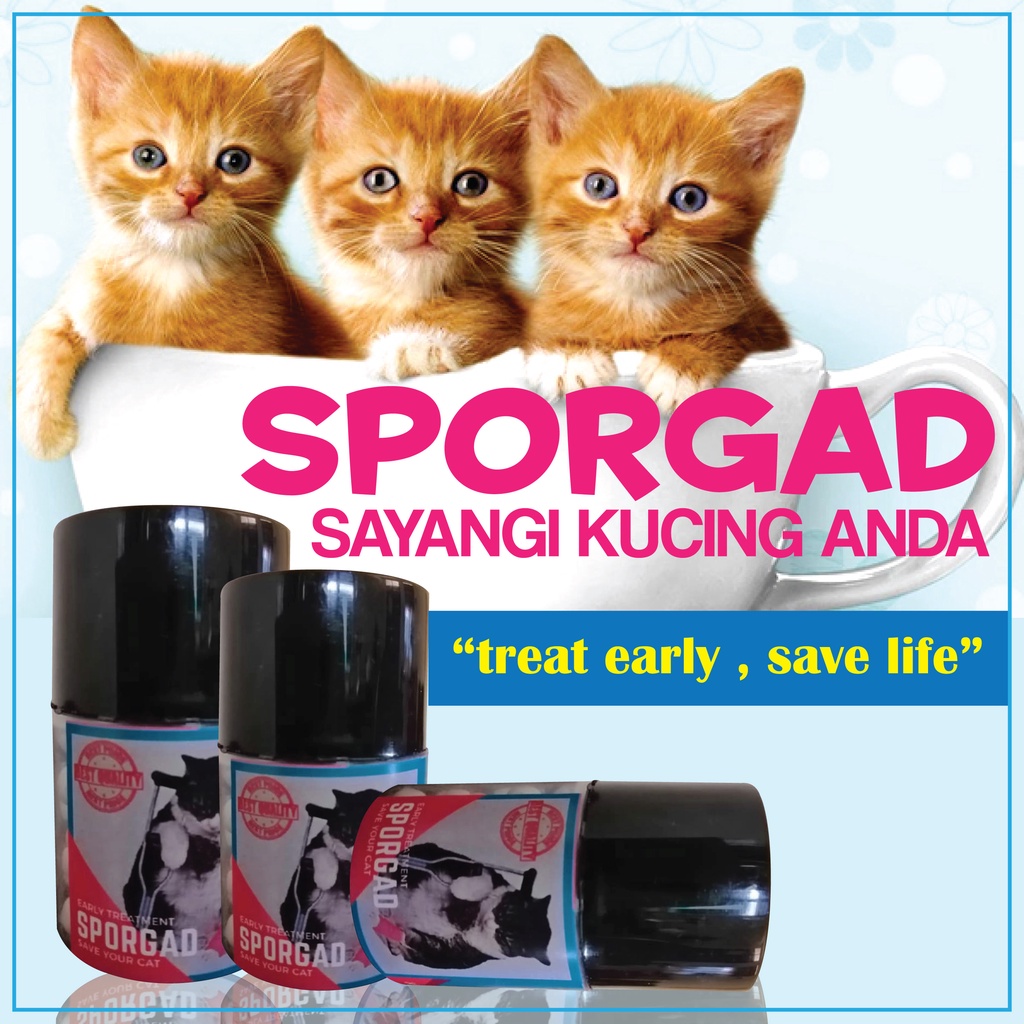 Ubat Kucing Ubat Kurap Luka Sporo Kucing Pets Spray KURAP KUDIS