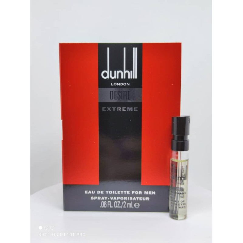 Dunhil London Desire Extreme EDT Perfume For Him 2ml Shopee Malaysia
