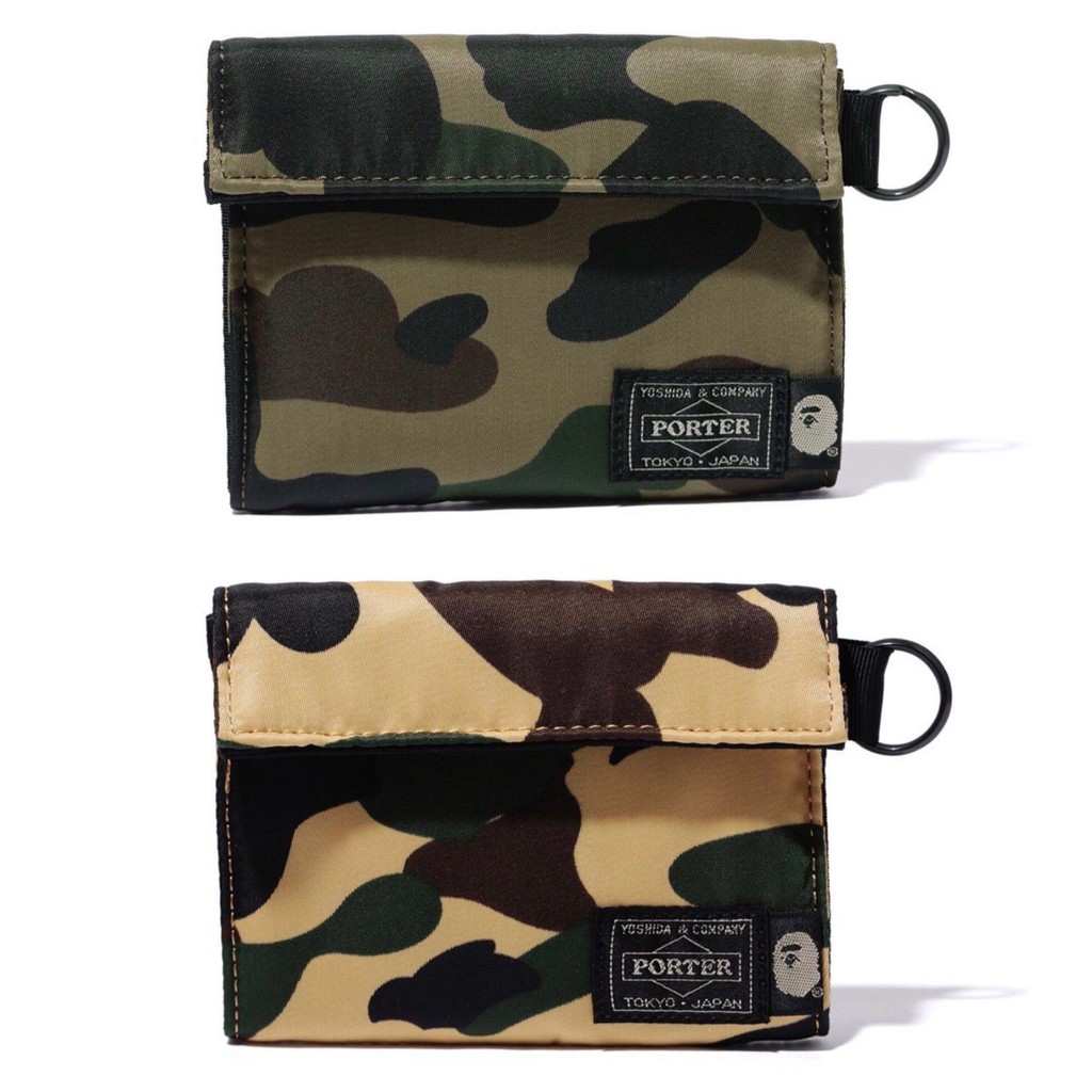 BAPE x Porter 1ST Camo Wallet | Shopee Malaysia