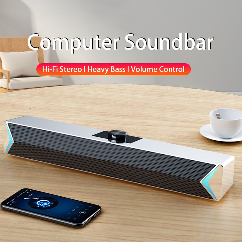 TV Sound Bar Bluetooth Speaker USB Wired Wireless Home Theater System ...