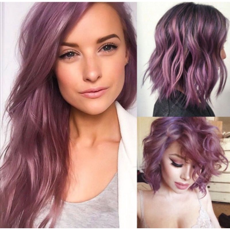 HAIR DYE Mauve 紫发30ML(Repack) violet purple 香芋紫 hair dye紫红色头发紫藤色 ...