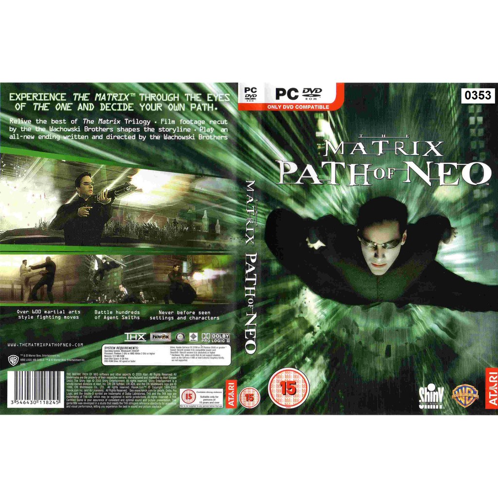 (PC DVD) Matrix Path Of Neo | Shopee Malaysia