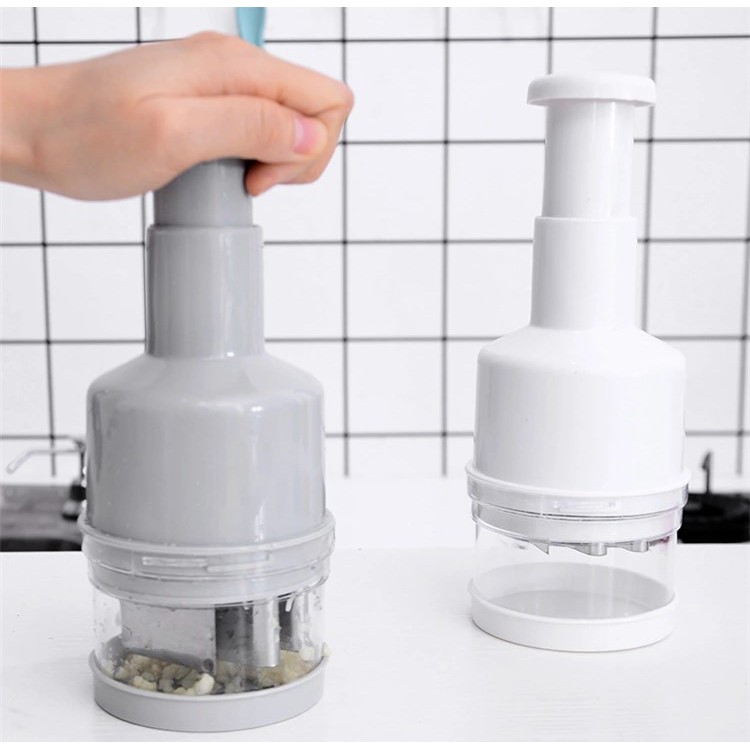 Manual Hand Press Kitchen Garlic Onion Dicer Food Vegetable Processor