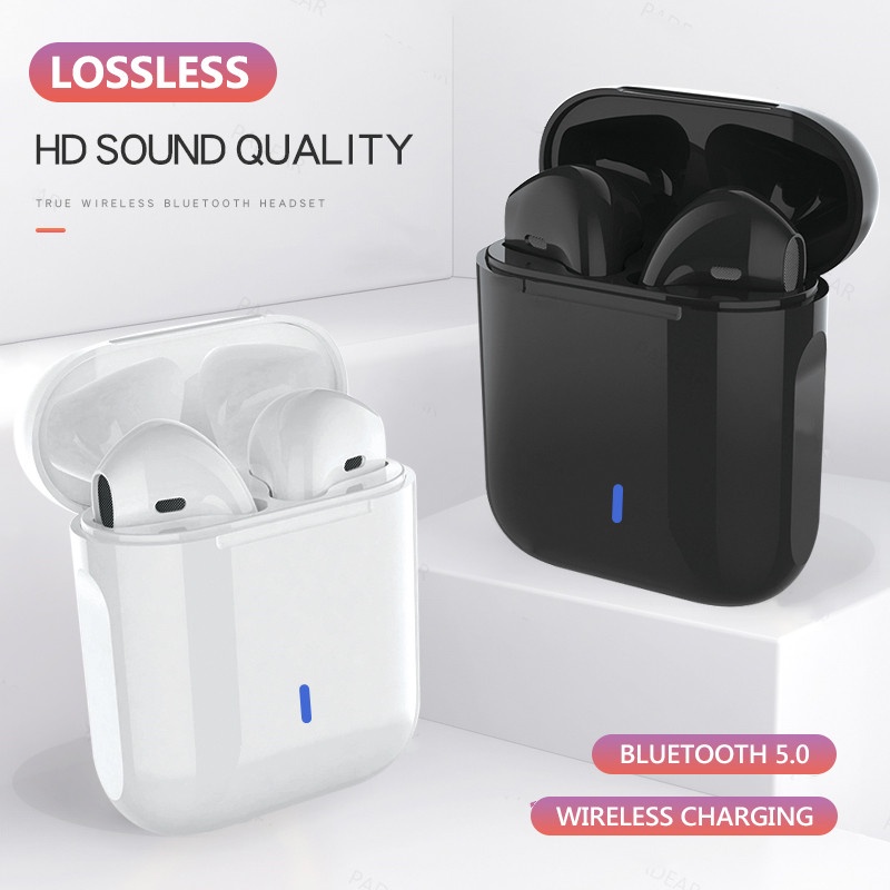 I12 TWS Wireless Headphones Bluetooth Earphones Stereo Headset Mini Earbuds with Microphones for iPhone Android Phones Shopee Malaysia