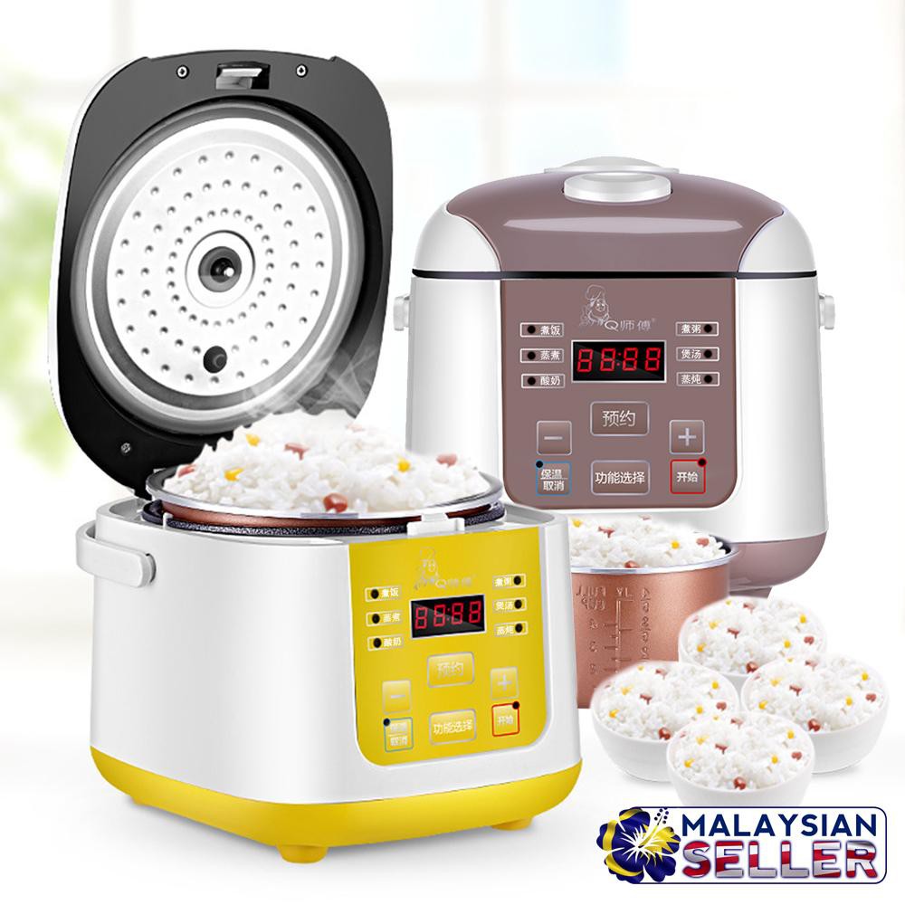 Mini Rice Cooker Multi-Function Rice Cookers 2L | Shopee Malaysia