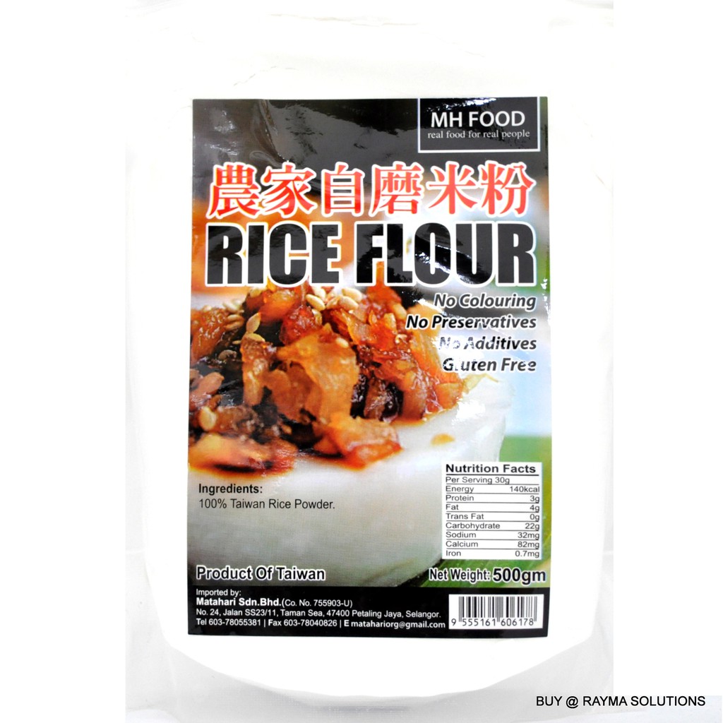 MH FOOD Gluten-free White Rice Flour 500g | Shopee Malaysia