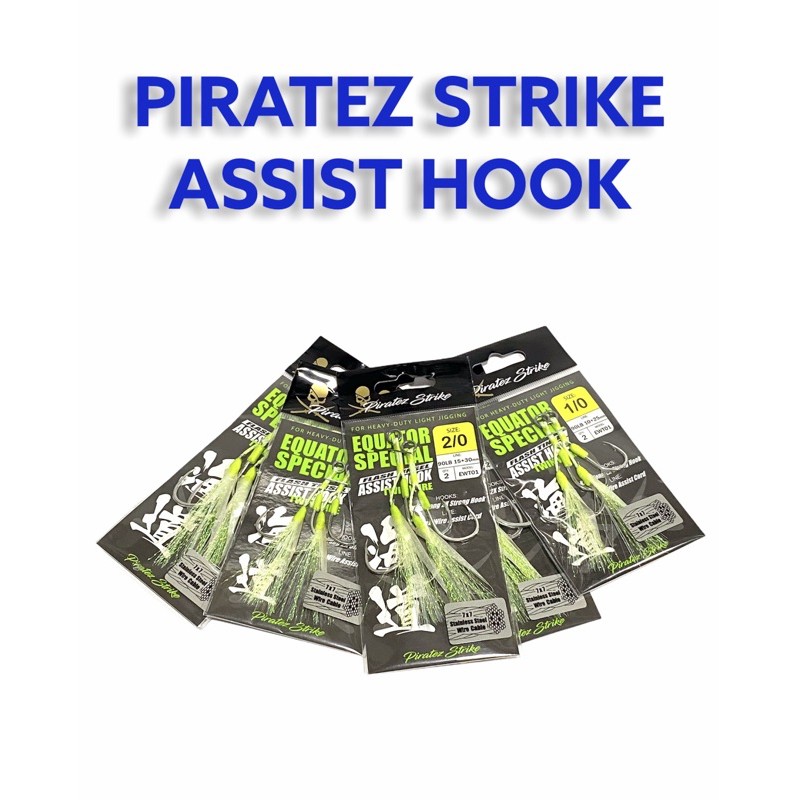 PIRATEZ STRIKE EQUATOR SPECIAL ASSIST HOOK | JIGGING ASSIST HOOK ...