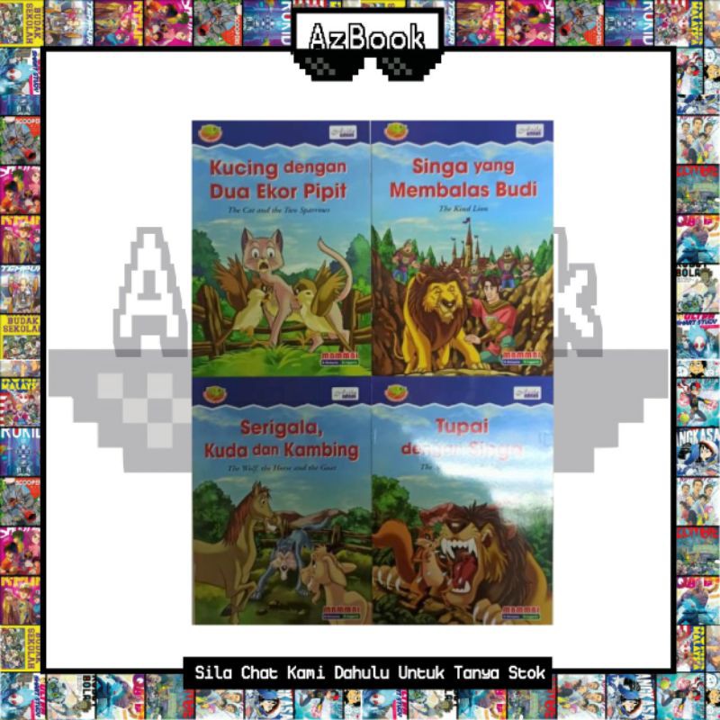 Buku Cerita Kanak-Kanak Siri Burung Kakak Tua (8 titles) | Shopee Malaysia