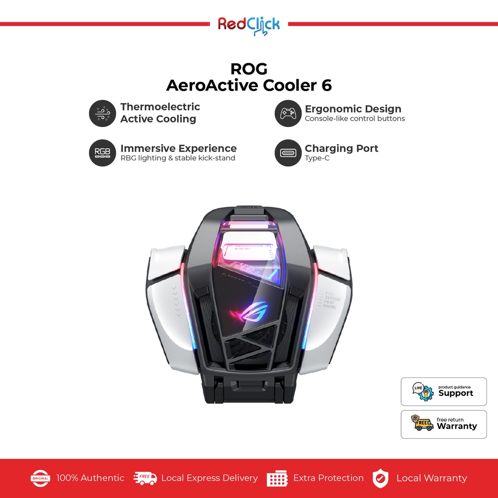 Asus AeroActive Cooler 6 with Physical Button Thermoelectric Active