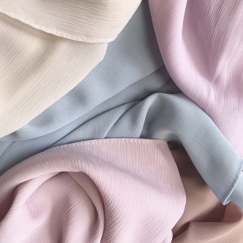 textured chiffon shawl